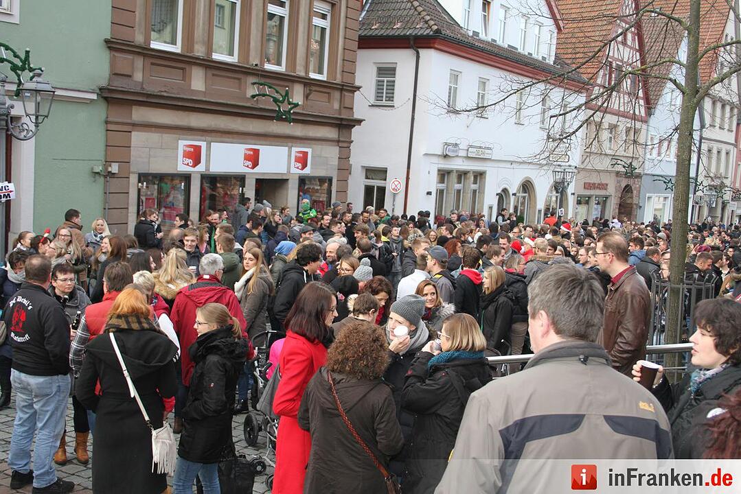 Frühschoppen zu Weihnachten in Kulmbach