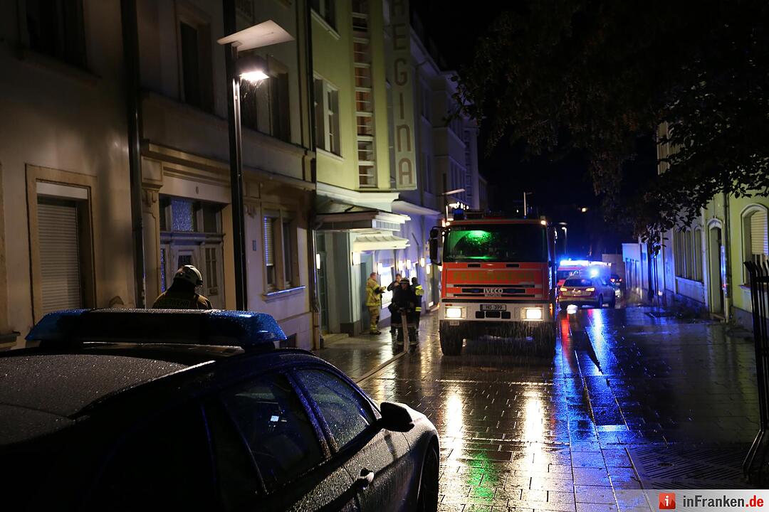 Kellerbrand im Scala-Kino in Hof