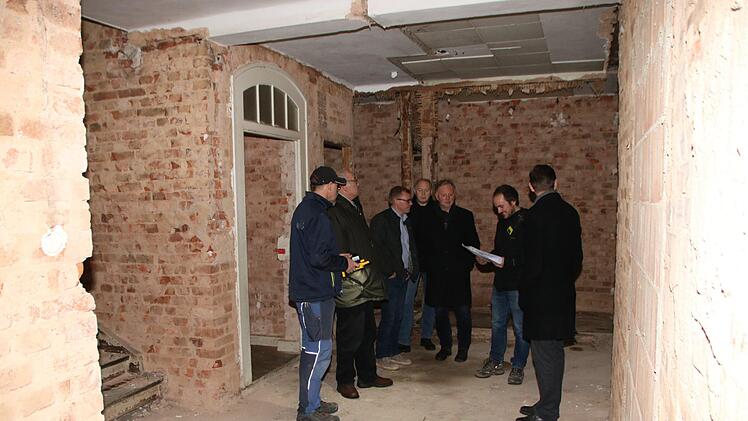 Baustellentermin im Hornschuch-Ensemble. Foto: Jürgen Gärtner
