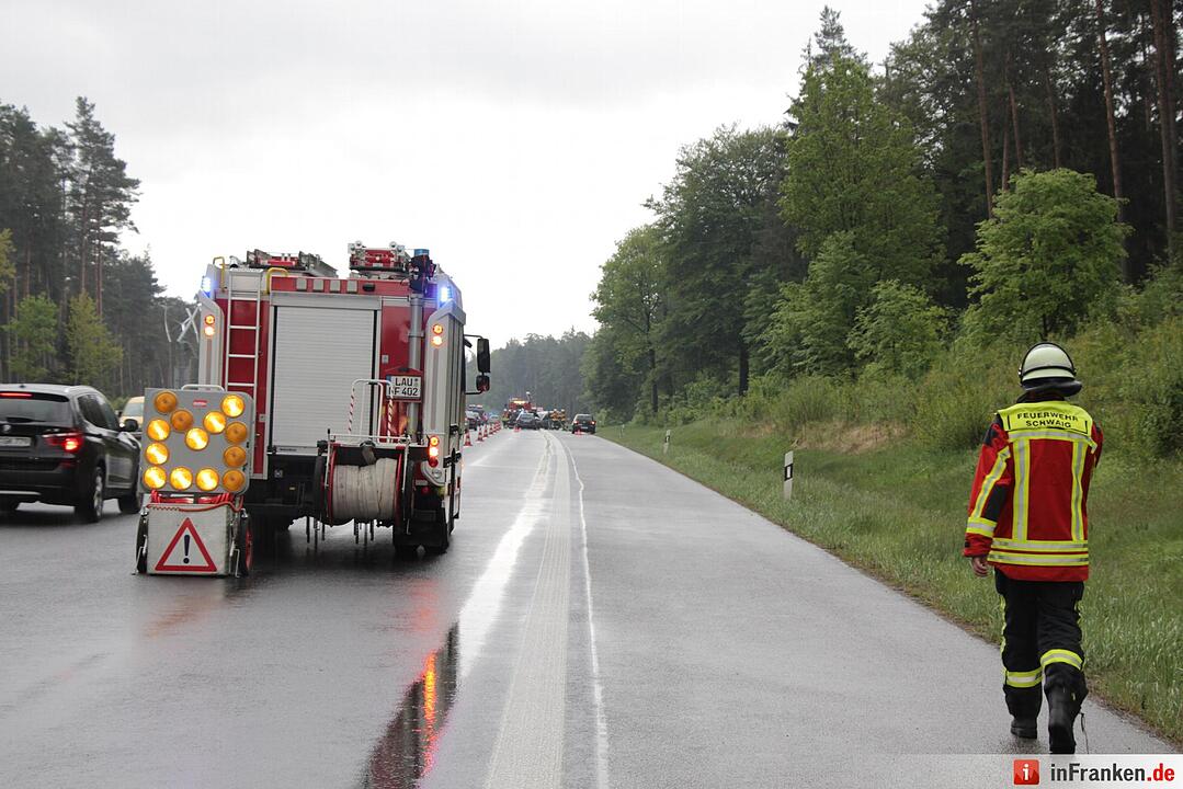 Zwei Unfälle mit sechs beteiligten Autos auf der A3