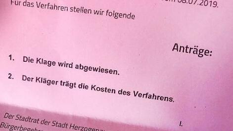 Kurz: Der Verwaltungsrichter in Ansbach hat entschieden. Foto: mb