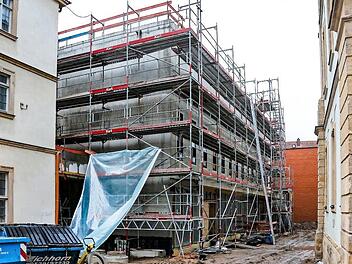 Die Innenstadt-Mensa in der Austra&szlig;e 37 geht nach einer Testphase voraussichtlich im Februar 2020 in Betrieb. Foto: Matthias Hoch