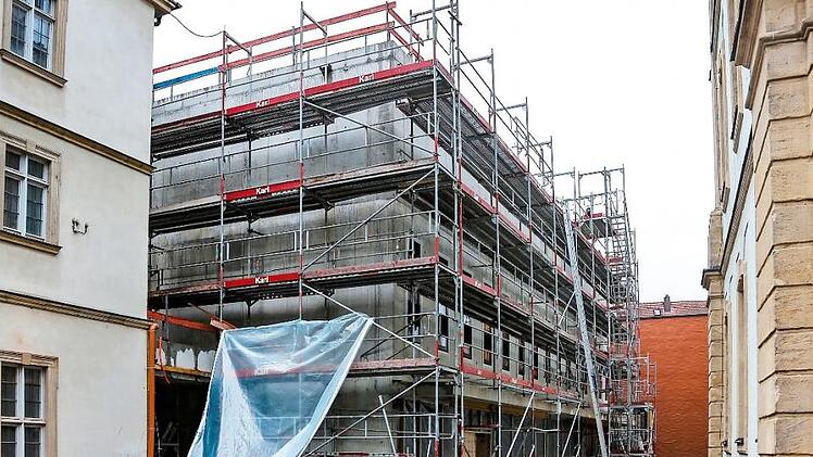 Die Innenstadt-Mensa in der Austra&szlig;e 37 geht nach einer Testphase voraussichtlich im Februar 2020 in Betrieb. Foto: Matthias Hoch