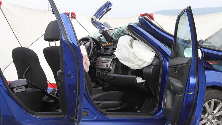 Der Mazda des Kulmbachers. Foto: Jürgen Gärtner