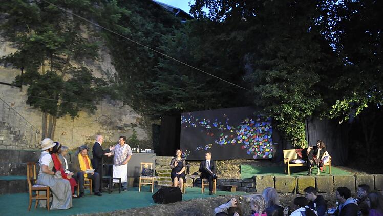 Vielseitig war das Rahmenprogramm zum 30-jährigen Bühnenjubiläum von "spectaculum". Foto: Peter Klopf