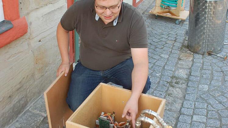 Matthias Rädlein muss ordentlich anpacken.