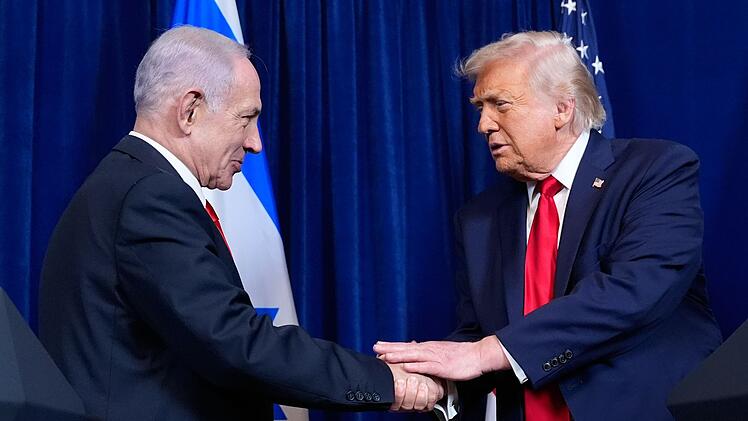 US-Pr&auml;sident Trump und Israels Ministerpr&auml;sident Netanjahu