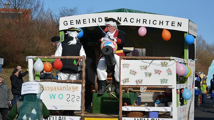 Faschingsumzug in Katzenbach und Lauter. Foto: Björn Hein