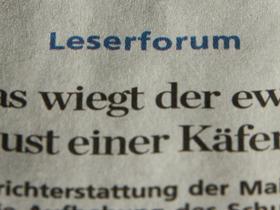 Symbolbild Leserforum