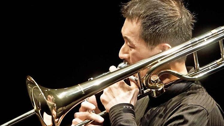 Als Solist an der Posaune beeindruckte Heng-Chih Lin mit der Sonatine von Jacques Castérède. Fotos: Jochen Berger