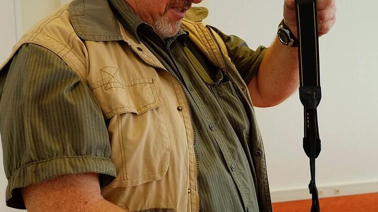 Schnappt sich die Kamera und legt los: Ludwig Mayer aus Kriegenbrunn.