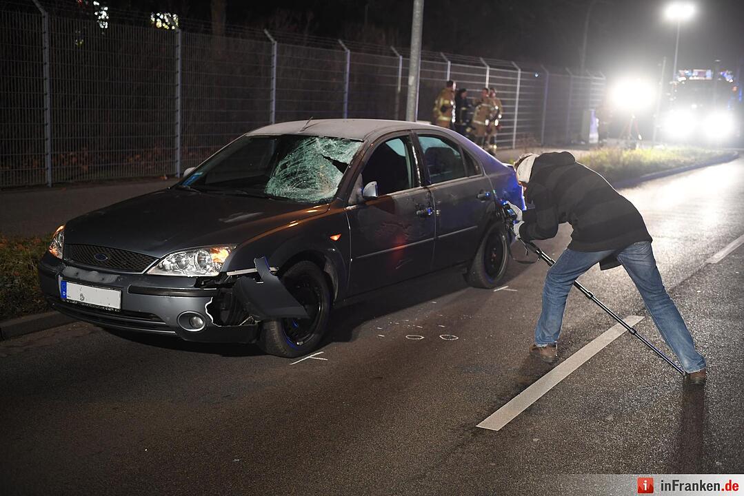 Fußgänger in Bamberg von Auto erfasst