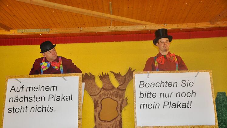 "Ohne Worte": Ralf Hornung und Manuel Bug.  Foto: Petra Heurich