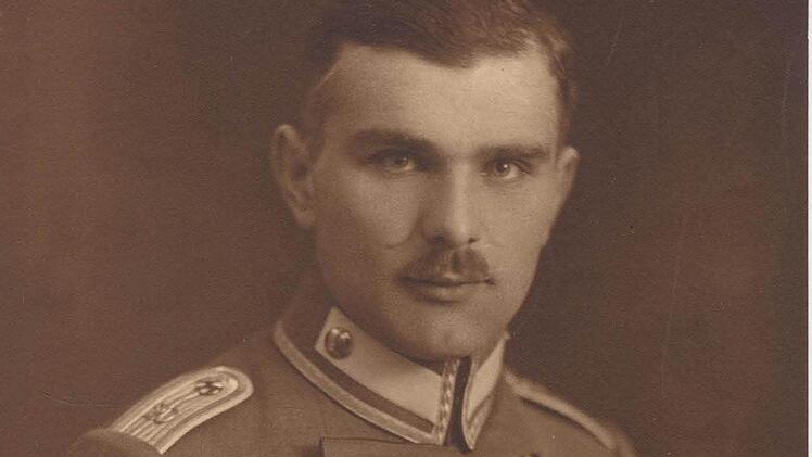 Der Arzt, Maler und Soldat Fritz Lamprecht (1892-1945) als Leutnant der Reserve nach dem Ersten Weltkrieg Foto: Staatliche Museen Bayern