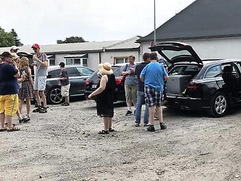 Der ASC Kronach unternahm mit 18 Wohnheim-Bewohnern/innen und vier Betreuern eine Ausfahrt durch den Landkreis Kronach und in den benachbarten Landkreis Sonneberg. Die Freude darüber war groß.  Fotos: Heike Schülein