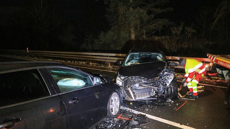 Geisterfahrerunfall auf Bundesstra&szlig;e endet glimpflich