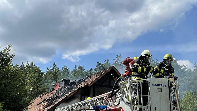 Dachstuhlbrand in Röttenbach