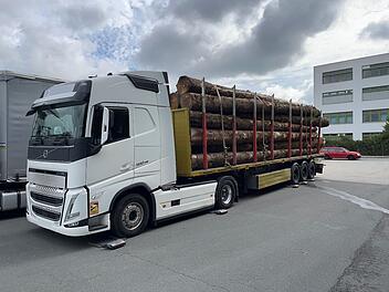 Auffälliger Holztransporter auf A9 bei Pegnitz gestoppt