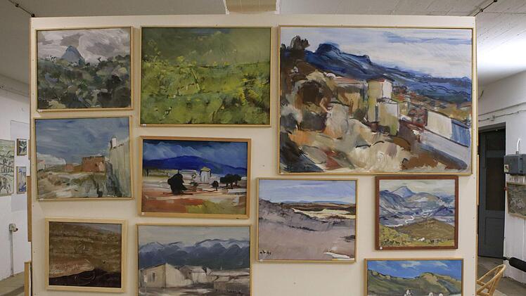 In seiner Werkstattgalerie in Untersiemau zeigt Robert Reiter eine neue Ausstellung. Die Schau unter dem Titel "Europa entdecken" wird am 6. Oktober eröffnet.FotoJochen Berger