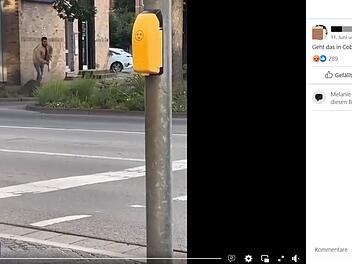 Coburg: Mann rastet in Innenstadt aus - "offensichtlich in einer psychischen Ausnahmesituation" Coburg: Mann rastet in Innenstadt aus - "offensichtlich in einer psychischen Ausnahmesituation"