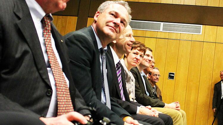 Zufriedene Gesichter in der ersten Reihe