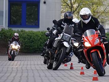 Das Sicherheitstraining der Verkehrswacht Höchstadt war heuer wieder gut besucht. Foto: Tina Meier