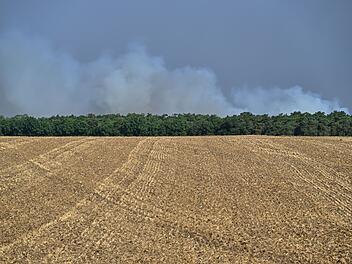 Waldbrand bei Paris