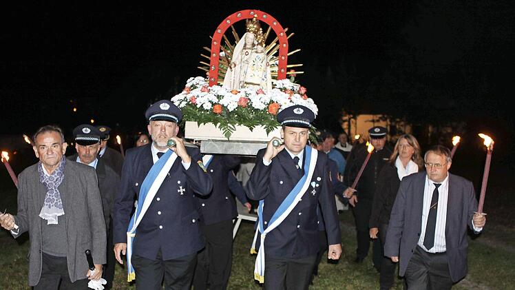 Das Gnadenbild von Neuengrün wird auch heuer bei der Lichterprozession mitgetragen. Nach einer mündlichen Überlieferung soll es in der Zeit der Reformation von einem ungekannten Meister geschaffen worden sein.  Foto: Archiv Michael Wunder