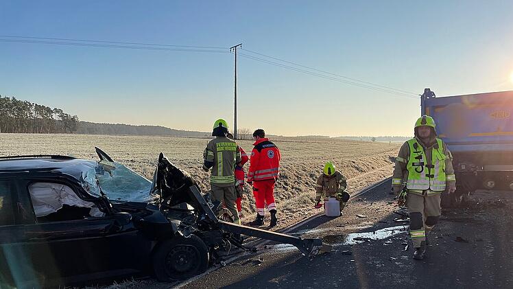 Schwerer Auffahrunfall bei Weisendorf