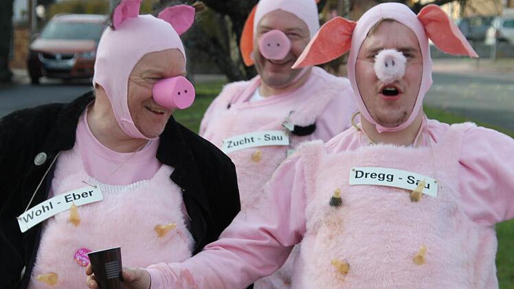 Tierisch was los war am Samstag in Oberhaid. Foto: Rudolf Görtler