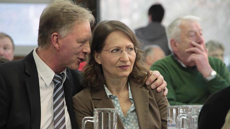 Stenglein mit Ehefrau Birgit Foto: Jürgen Gärtner