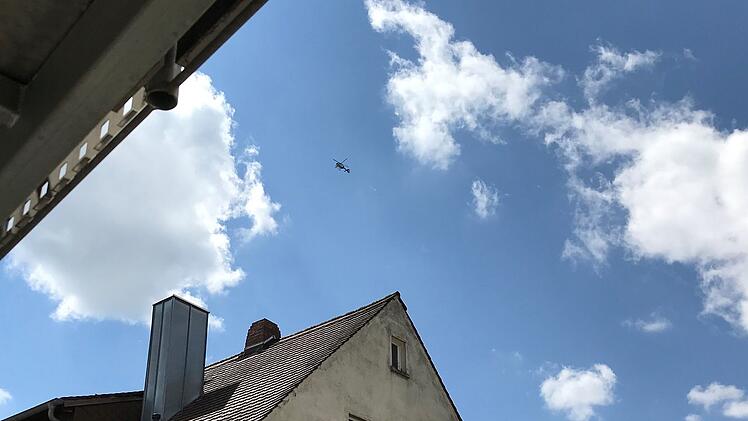 Hubschrauber kreist &uuml;ber Bamberg - das steckt dahinter