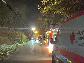 Unfall im Kreis Bayreuth: Hubschrauber sucht vermisste Person