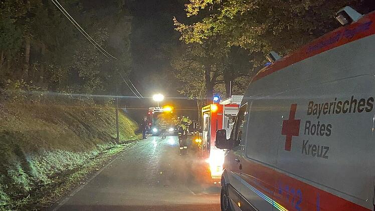 Unfall im Kreis Bayreuth: Hubschrauber sucht vermisste Person