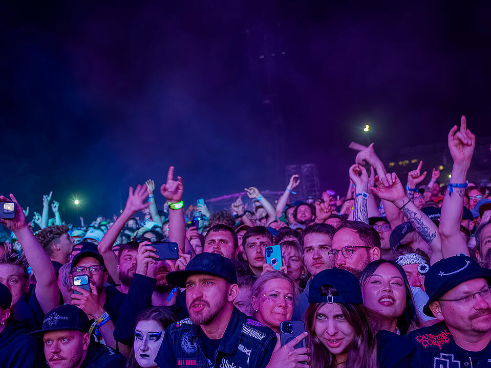 Die US-amerikanische Nu-Metal-Band heizte das Publikum nochmal richtig ein.