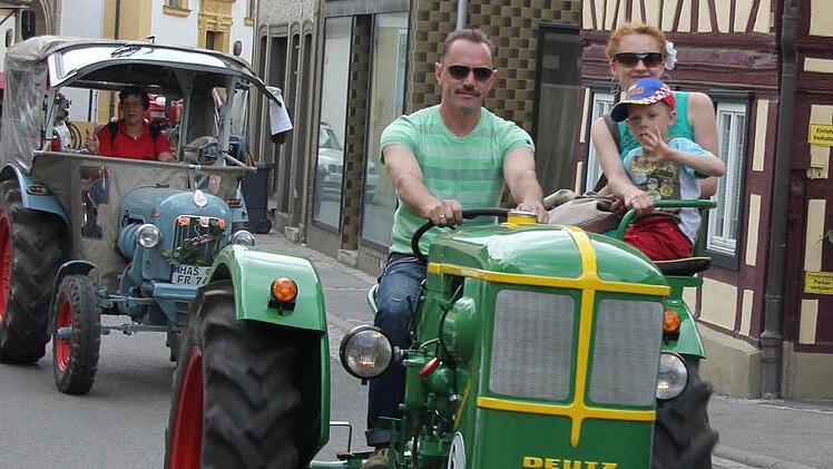 Nur bis 6 km/h war dieser Traktor zugelassen.