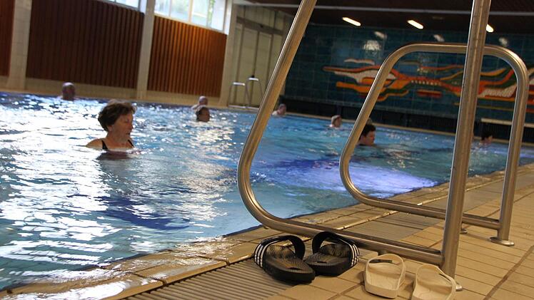 Aqua Fitness im Hallenbad Wildflecken Foto: Ulrike Müller