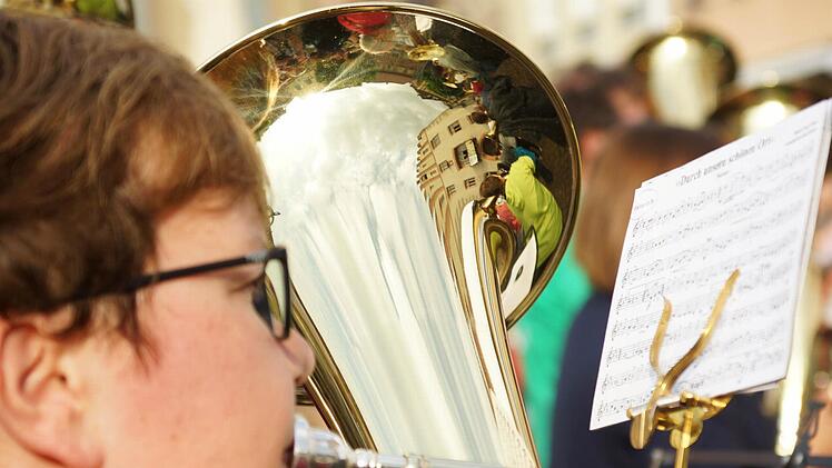 Flashmob auf dem Hammelburger MarktplatzFoto: Arkadius Guzy