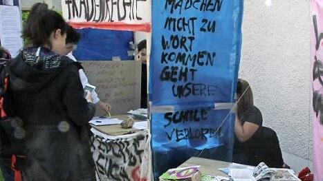 Die Frauenrechte spielen in Europa eine wichtige Rolle, davon sind die Schüler überzeugt.  Foto: Michael Busch