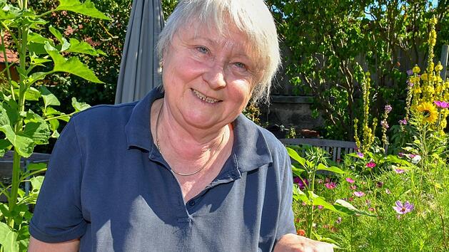 Ulrike Aas im Bamberger Sortengarten Fotos: Ronald Rinklef