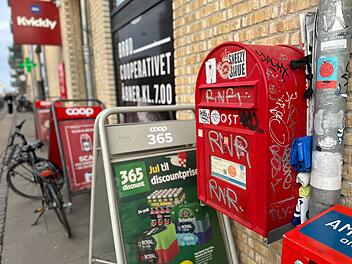 Post in D&auml;nemark