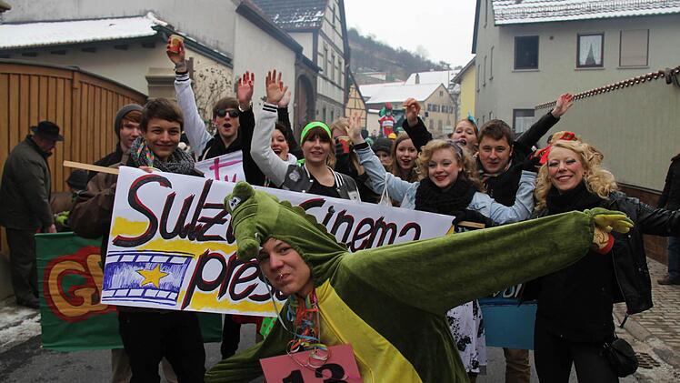 Faschingszug durch Sulzthal