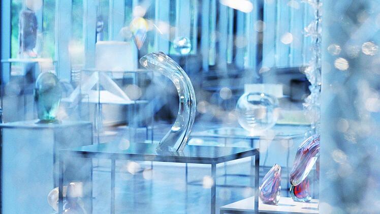 Impressionen aus dem Glasmuseum Rosenau. Her werden von Mitte April bis zum 14. September 2014 Arbeiten des 4. Coburger Glaspreises gezeigt werden.Foto: Jochen Berger