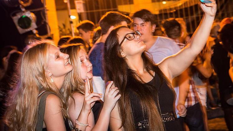 Freitagnacht: Impressionen vom Kulmbacher Altstadtfest. Foto: Alexander Muck