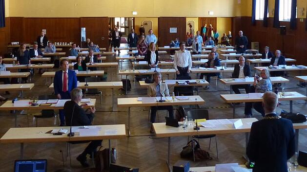 Die konstituierende Sitzung des Forchheimer Stadtrats Foto: Pauline Lindner