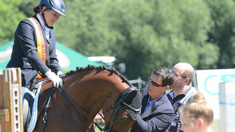 Zu Gast bei der Siegerehrung. Foto: ssp