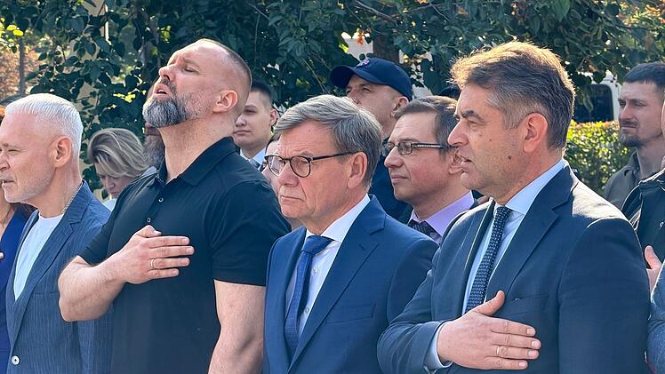 Au&szlig;enminister Wadephul besucht die Ukraine