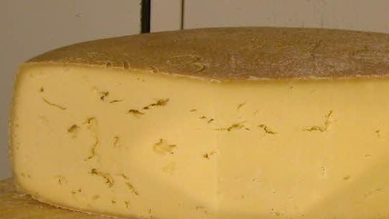 Eine ungew&ouml;hnliche Beute machte ein Dieb am Wochenende in Lichtenfels. Mit einem halben K&auml;se, etwa 20 Kilo schwer, machte er sich aus dem Staub. Foto: Archiv K&auml;serei Weizern