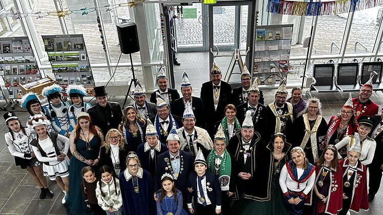 Der Faschingsempfang fand im Landratsamt Bayreuth statt.