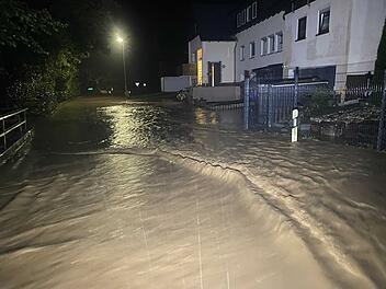 Gewitter und heftige Regenschauer: Ortschaften in Oberfranken überflutet